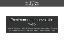 Tablet Screenshot of bilevich.com.ar